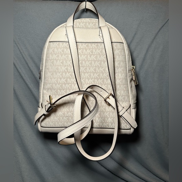 Michael Kors Mini Rhea backpack Vanilla Logo - Picture 2 of 7